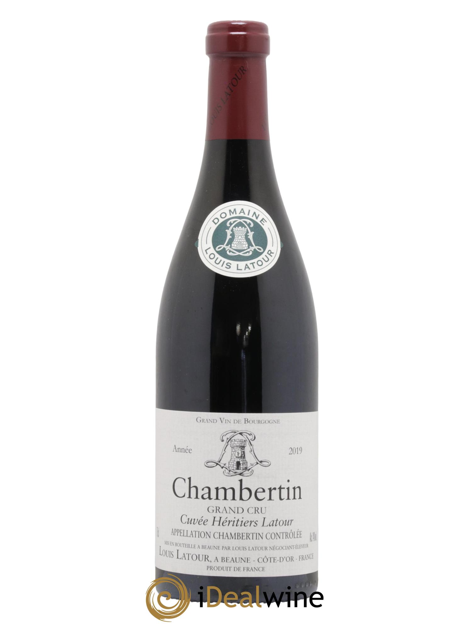 Chambertin Grand Cru Cuvée Héritiers Latour Louis Latour 2019 - Posten von 1 Flasche - 0