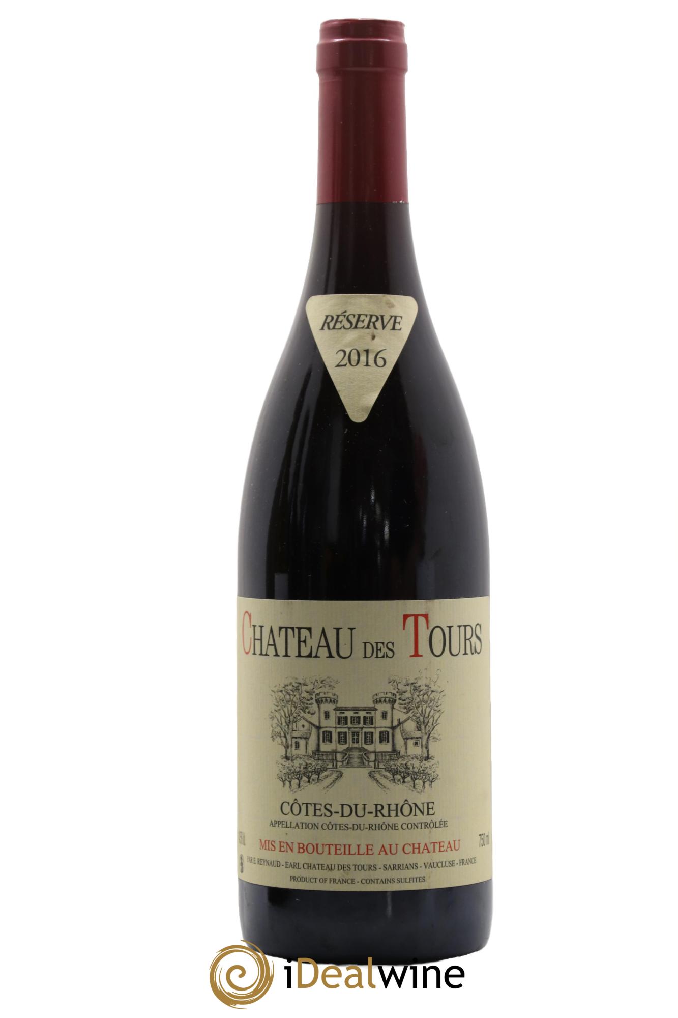 Côtes du Rhône Château des Tours Emmanuel Reynaud 2016 - Lot of 1 bottle - 0