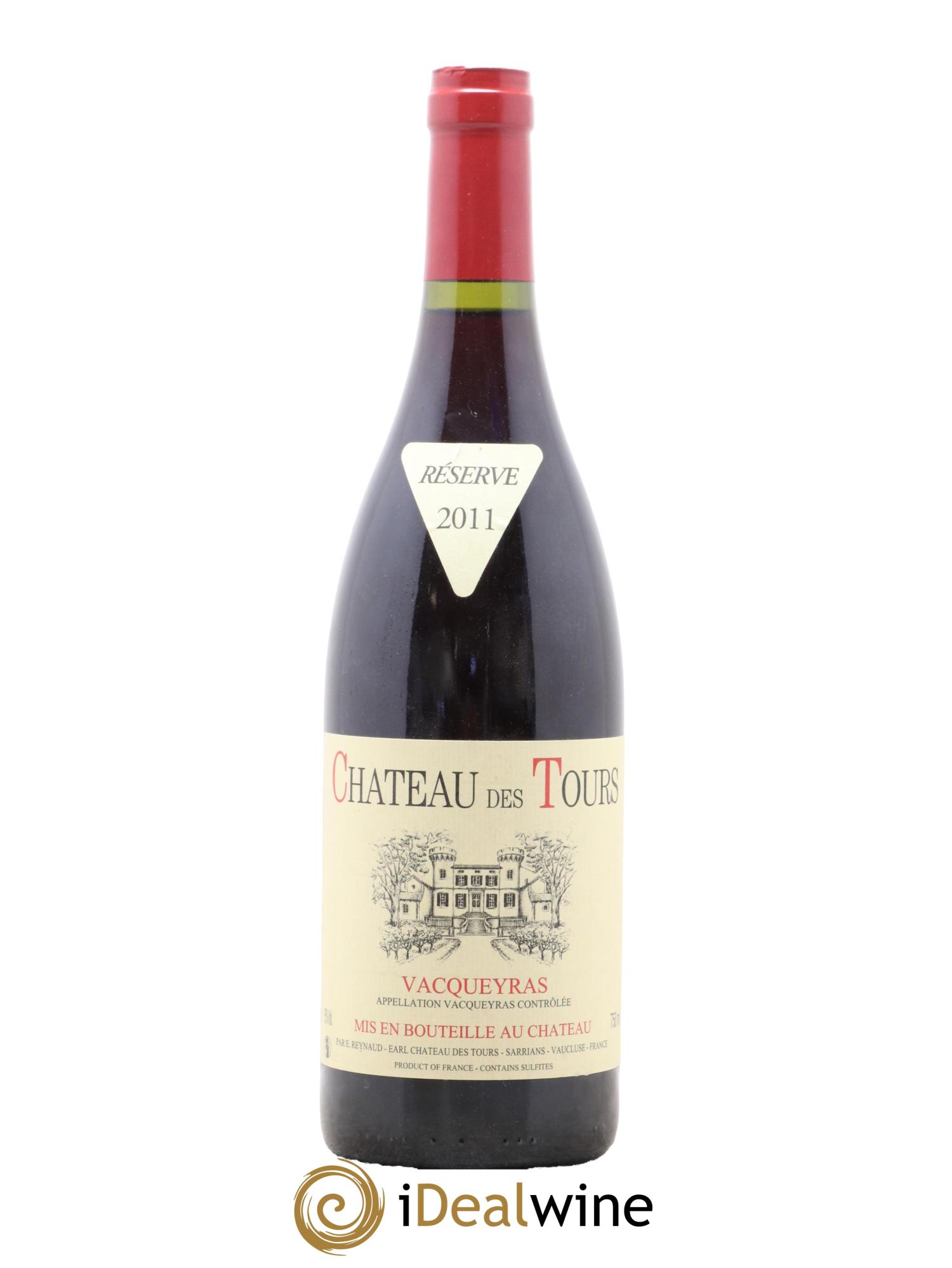 Vacqueyras Château des Tours Emmanuel Reynaud 2011 - Lotto di 1 bottiglia - 0