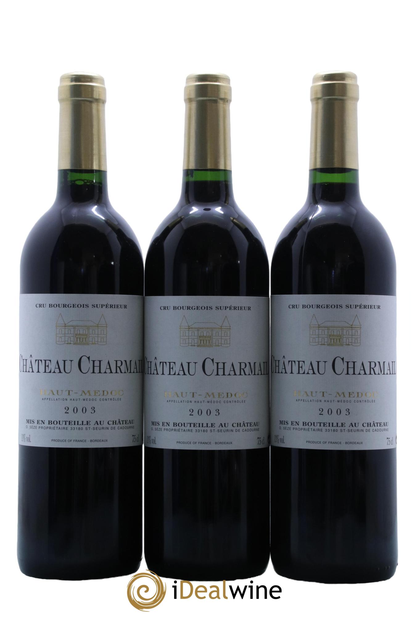 Château Charmail Cru Bourgeois  2003 - Lot of 12 bottles - 4