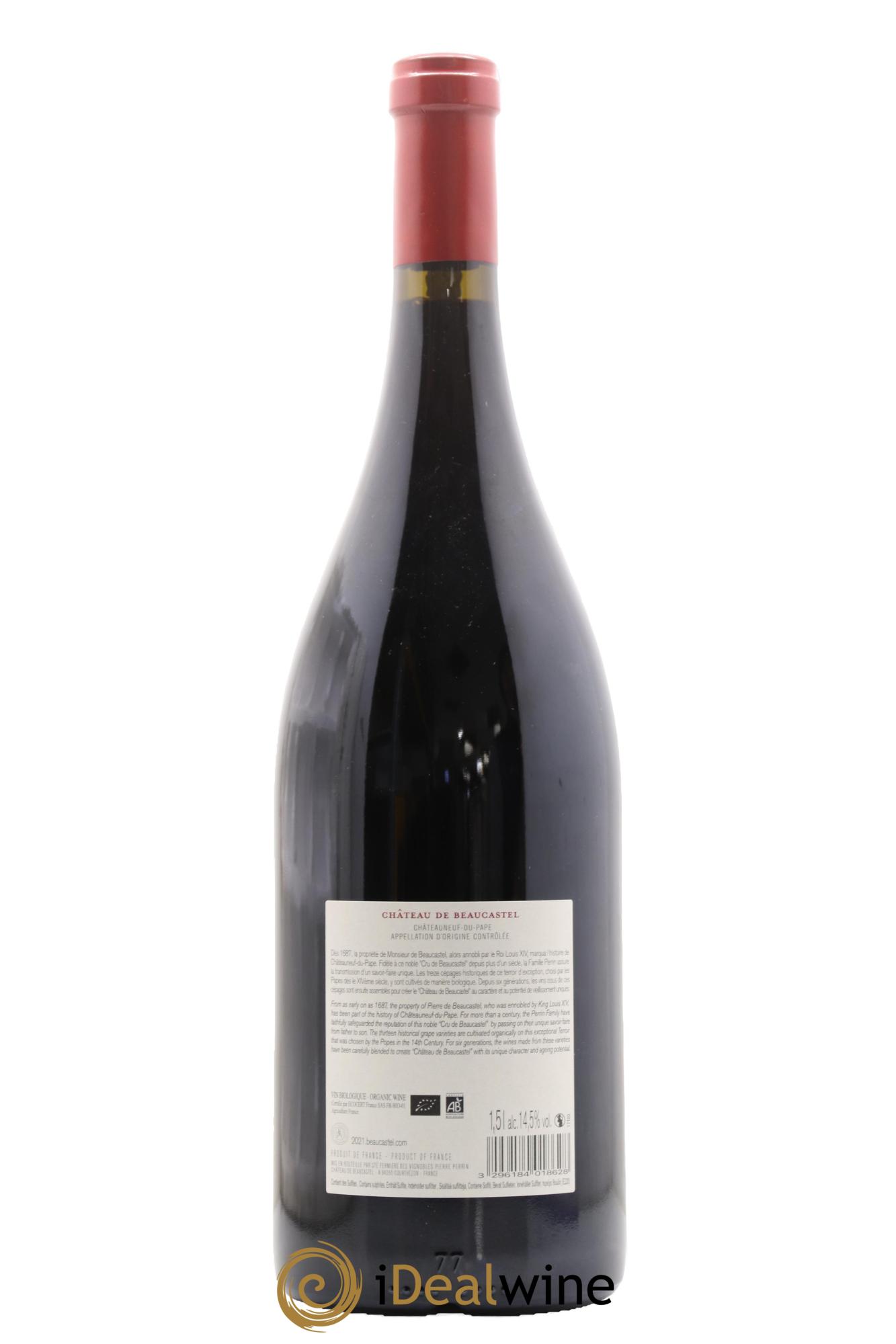 Châteauneuf-du-Pape Château de Beaucastel Famille Perrin  2021 - Posten von 1 Magnum - 1