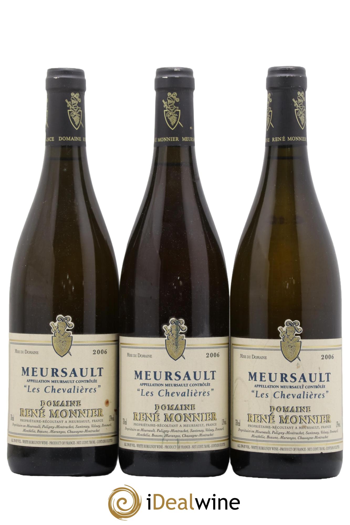 Meursault Les Chevalières René Monnier (Domaine) 2006 - Posten von 3 Flaschen - 0