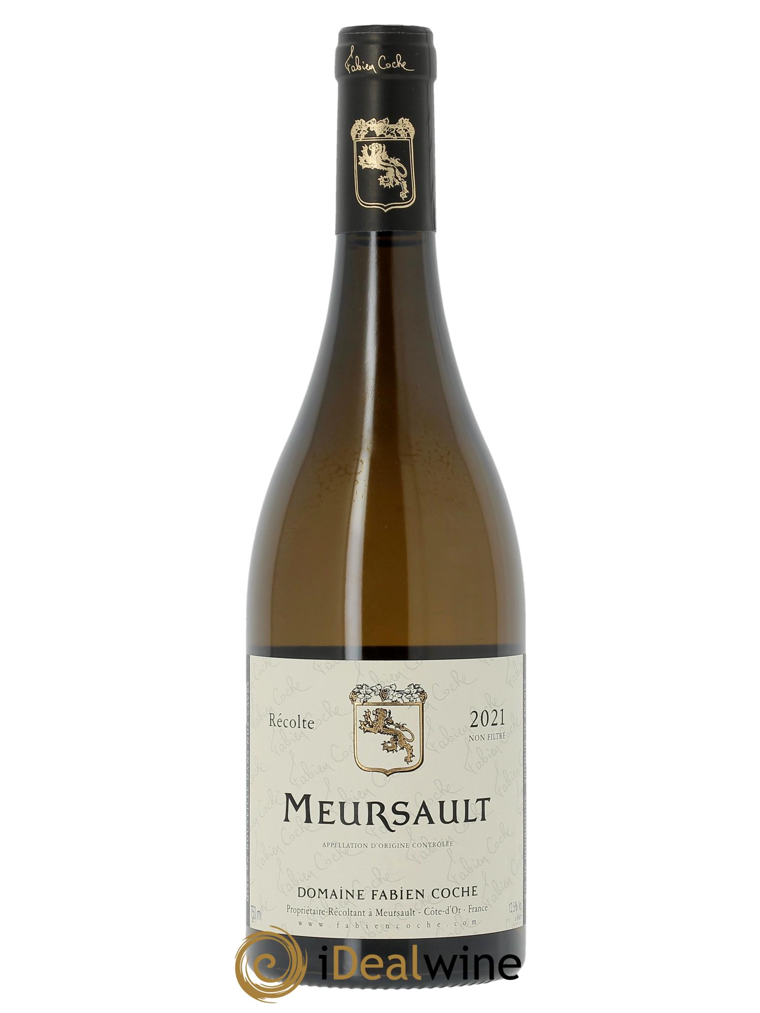 Meursault Fabien Coche  2021 - Lot de 1 bouteille - 0