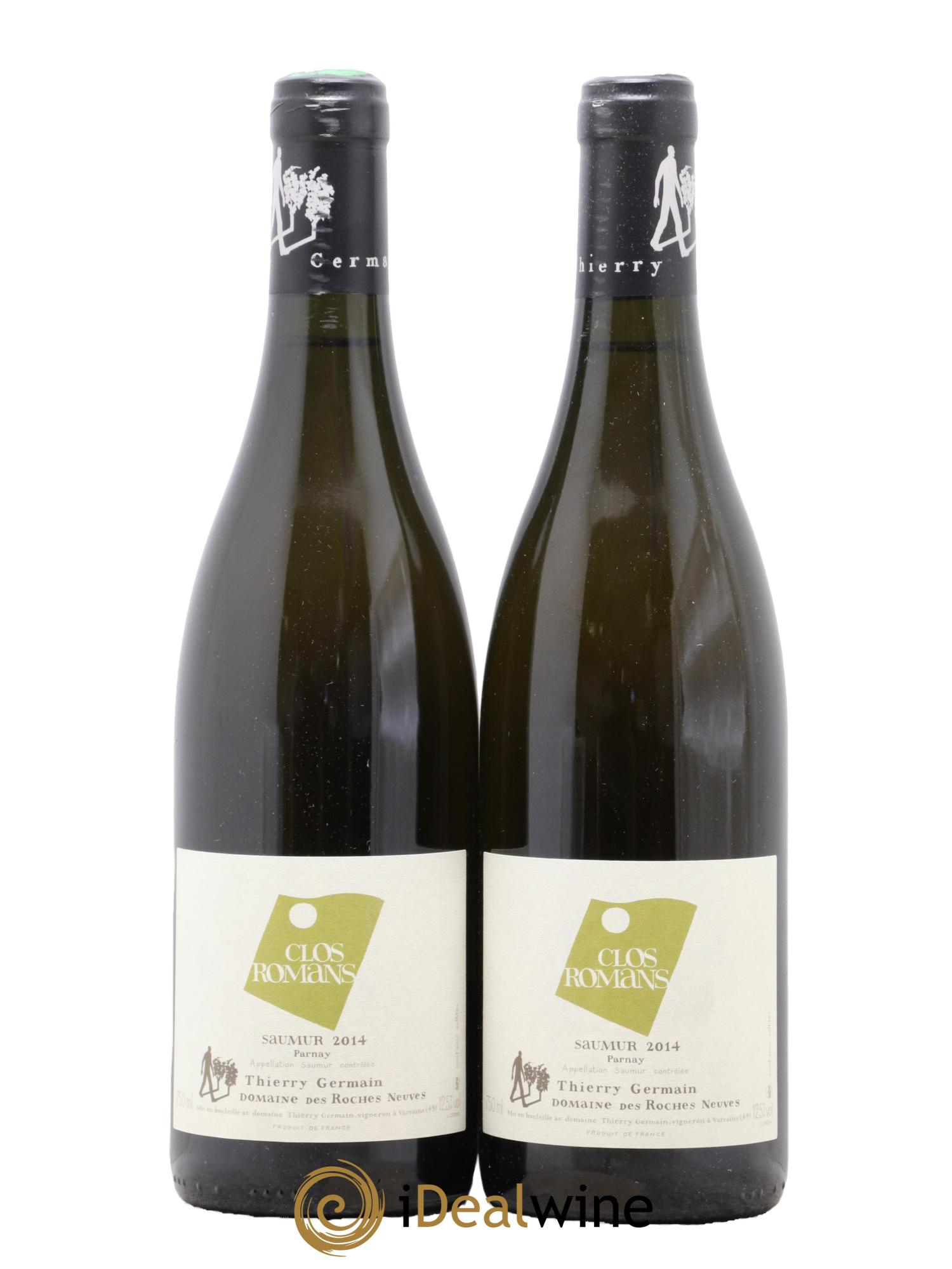 Saumur Clos Romans Domaine des Roches Neuves - Thierry Germain 2014 - Lotto di 2 bottiglie - 0