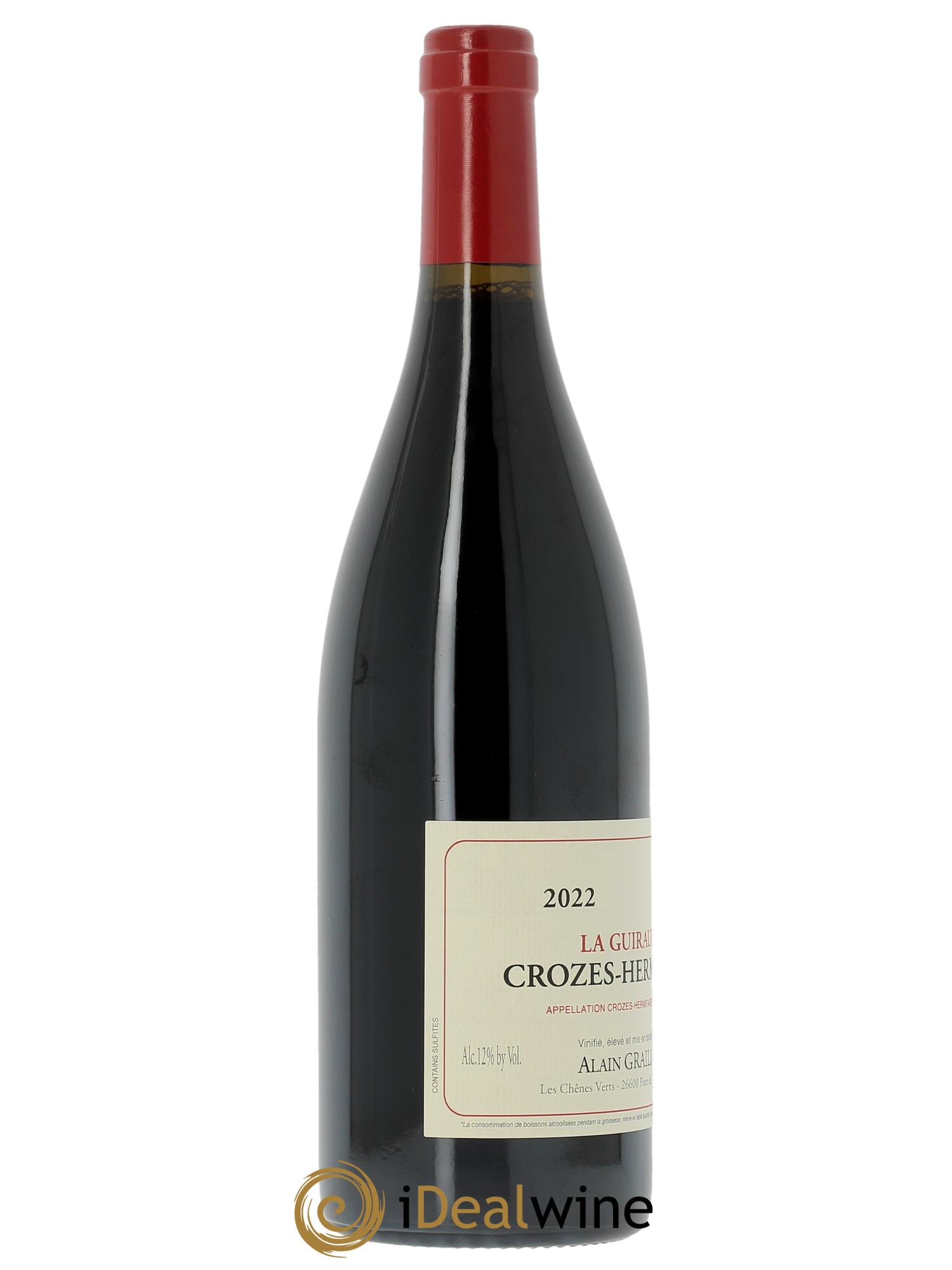 Crozes-Hermitage La Guiraude Domaine Graillot  2022 - Lot de 1 bouteille - 1