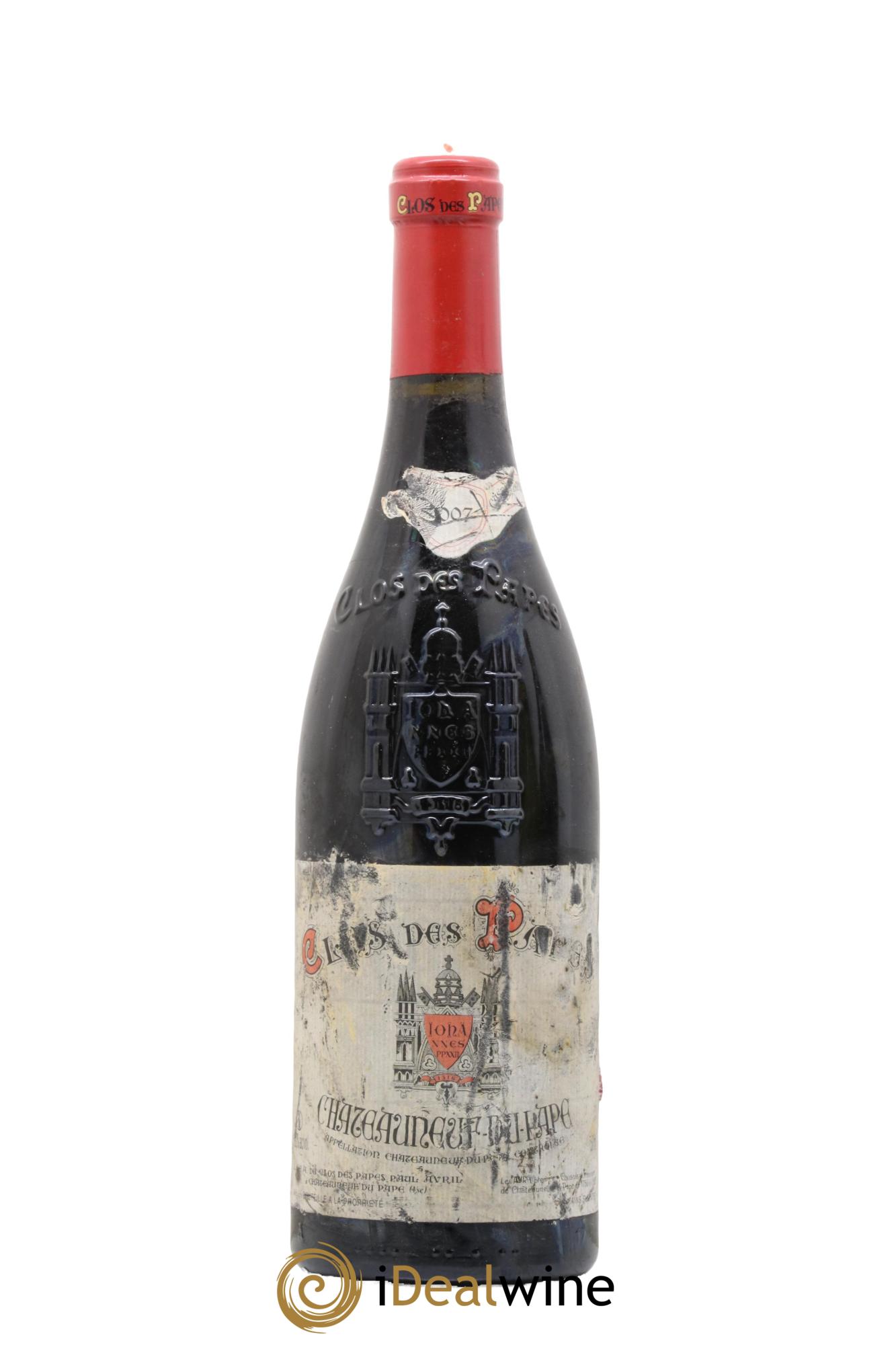 Châteauneuf-du-Pape Clos des Papes - Paul Avril 2007 - Lot de 1 bouteille - 0