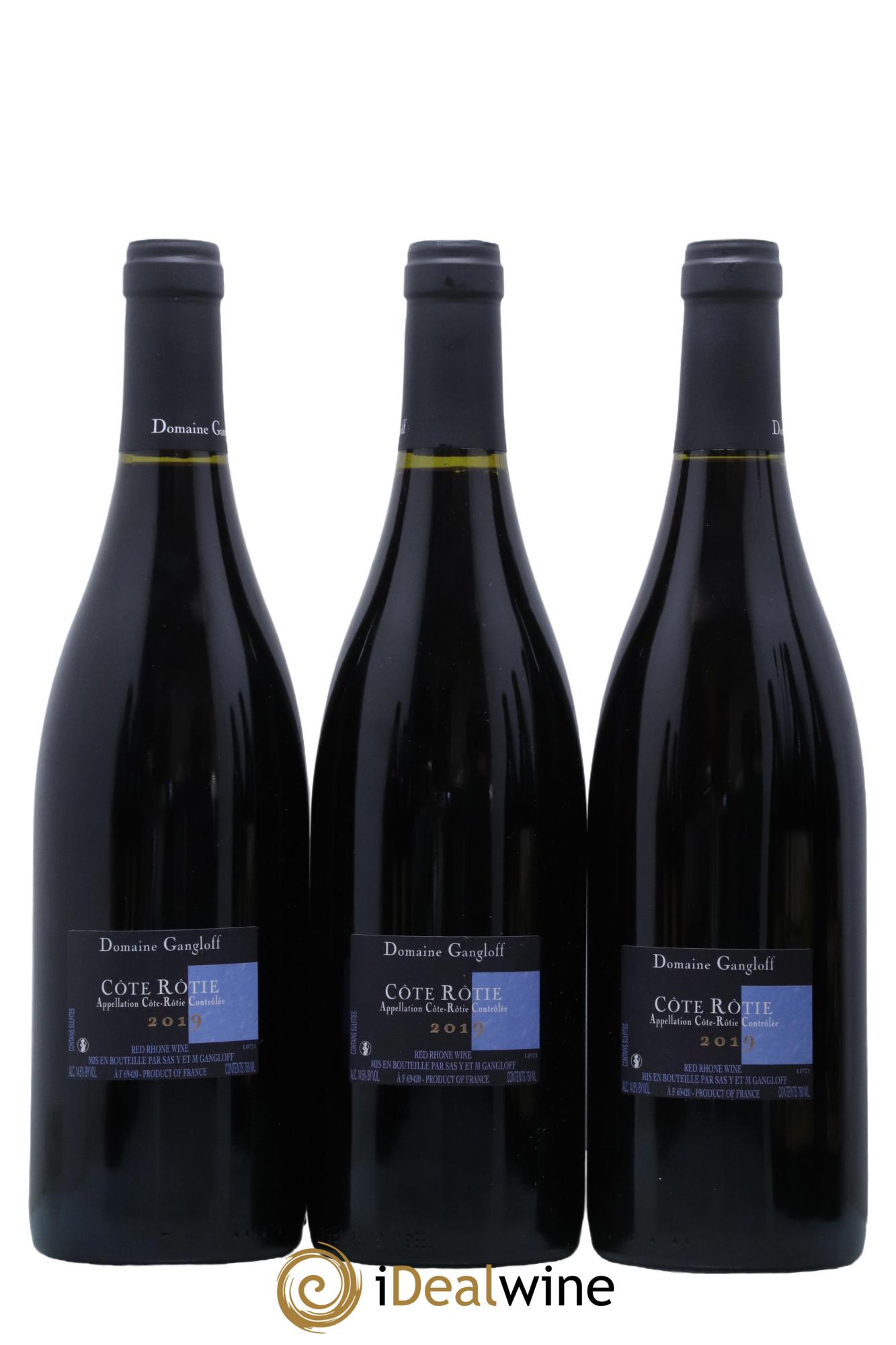 Côte-Rôtie La Barbarine Gangloff (Domaine) 2019 - Lot de 3 bouteilles - 1