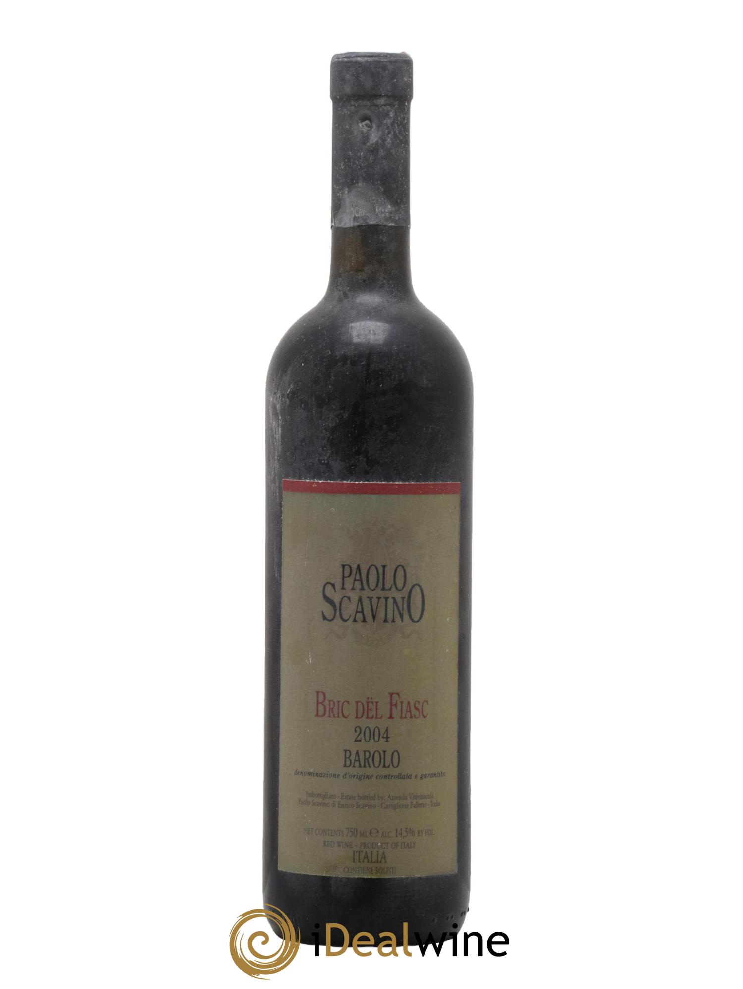 Barolo DOCG Bric del Fiasc Paolo Scavino 2004 - Lot of 1 bottle - 0