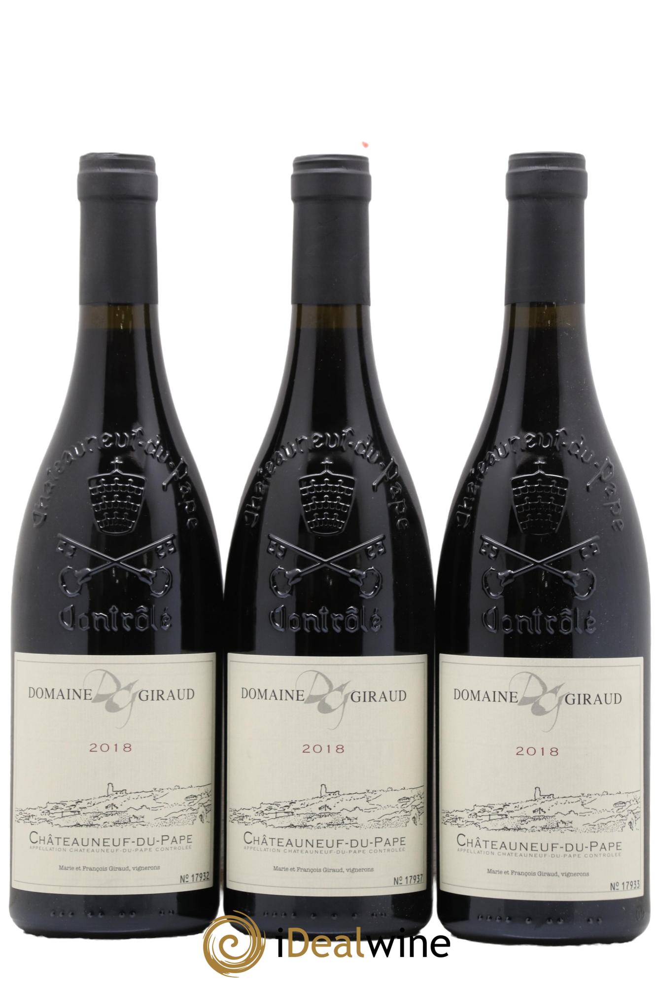 Châteauneuf-du-Pape Tradition Giraud (Domaine) 2018 - Lot de 3 bouteilles - 0