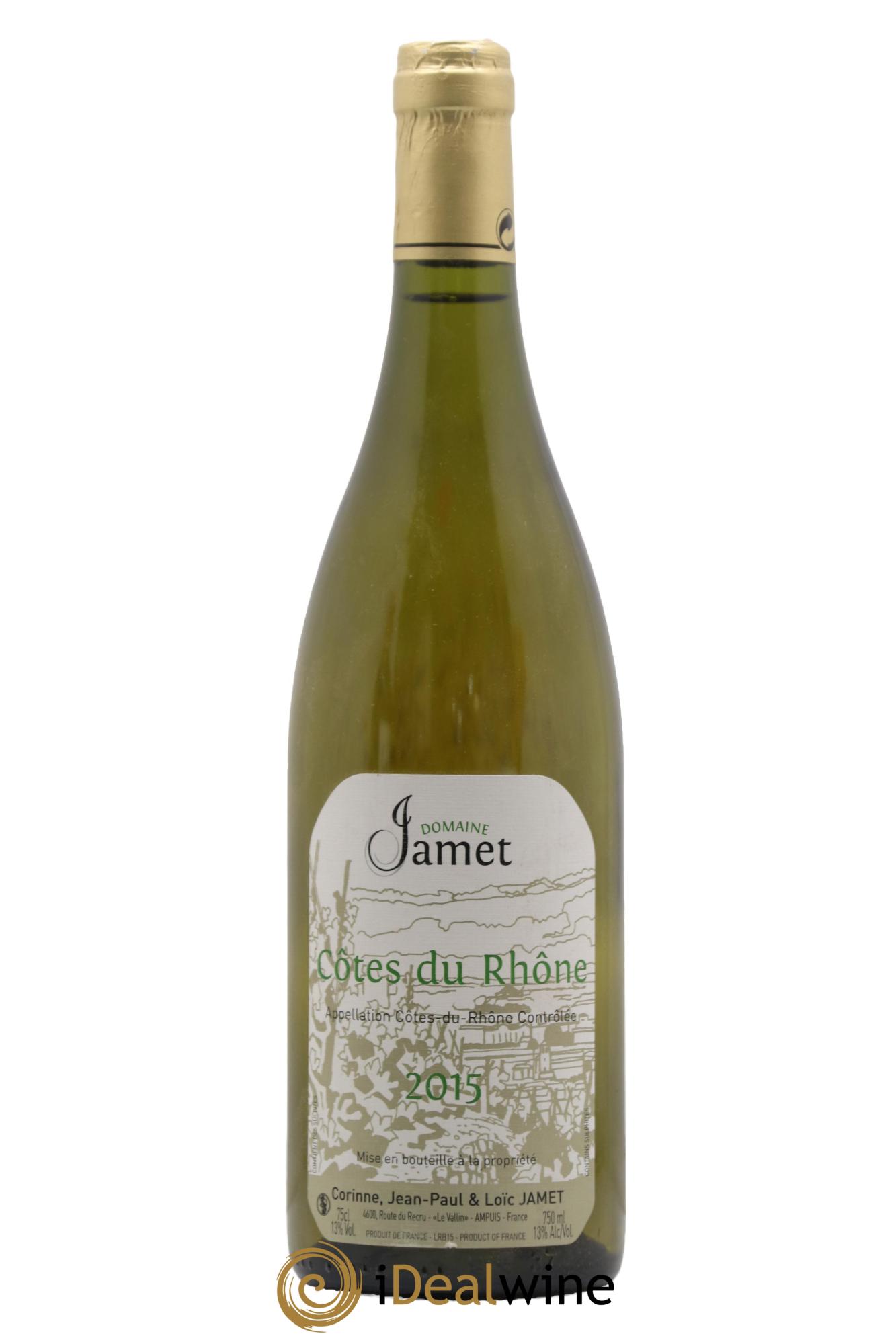 Côtes du Rhône Jamet (Domaine)  2015 - Lot de 1 bouteille - 0