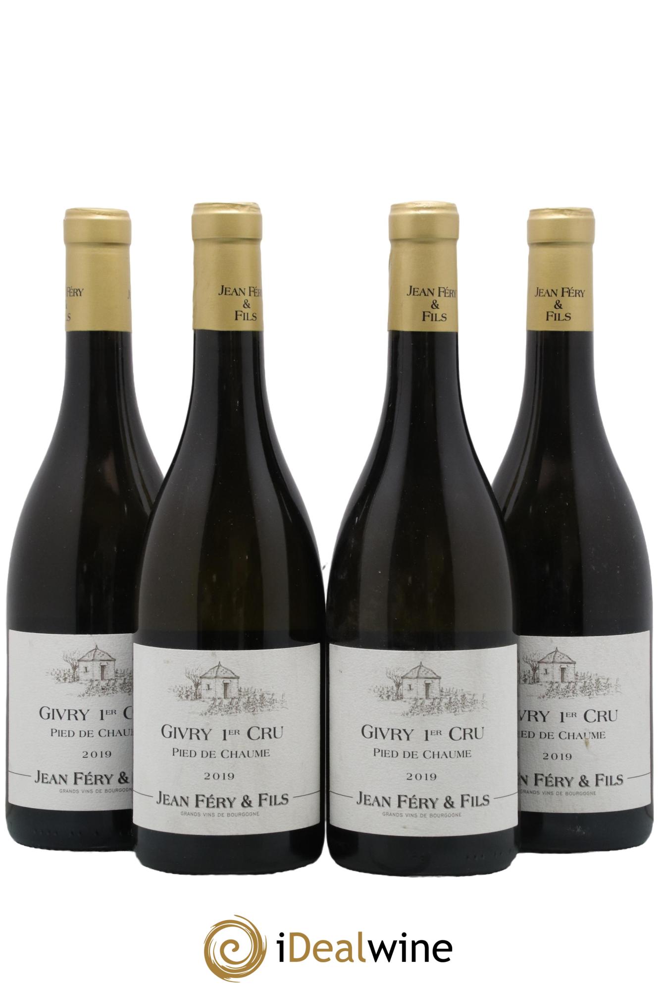 Givry 1er Cru Pied de Chaume Jean Féry et Fils 2019 - Lot de 4 bouteilles - 0