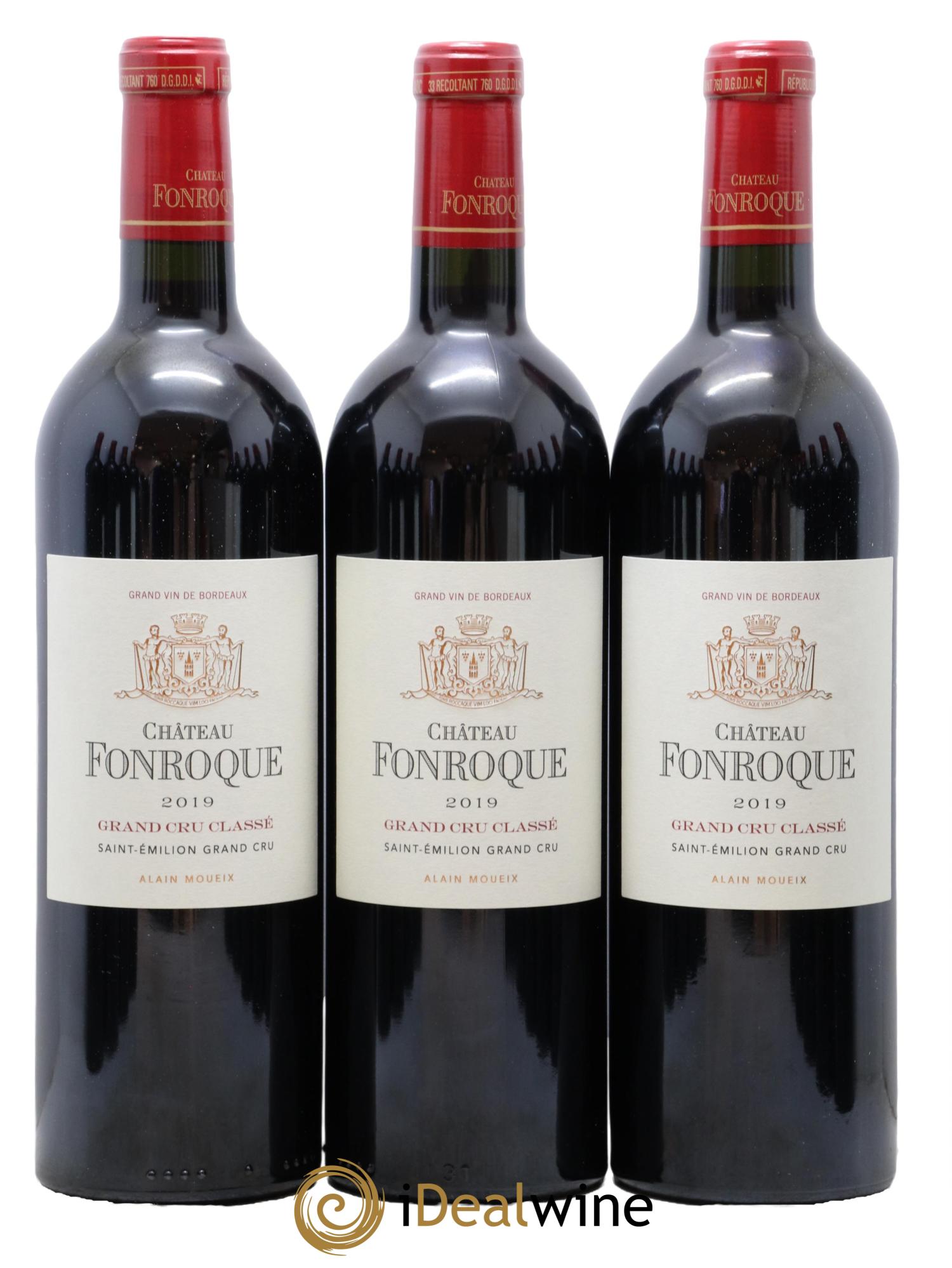 Château Fonroque Grand Cru Classé  2019 - Lotto di 12 bottiglie - 1