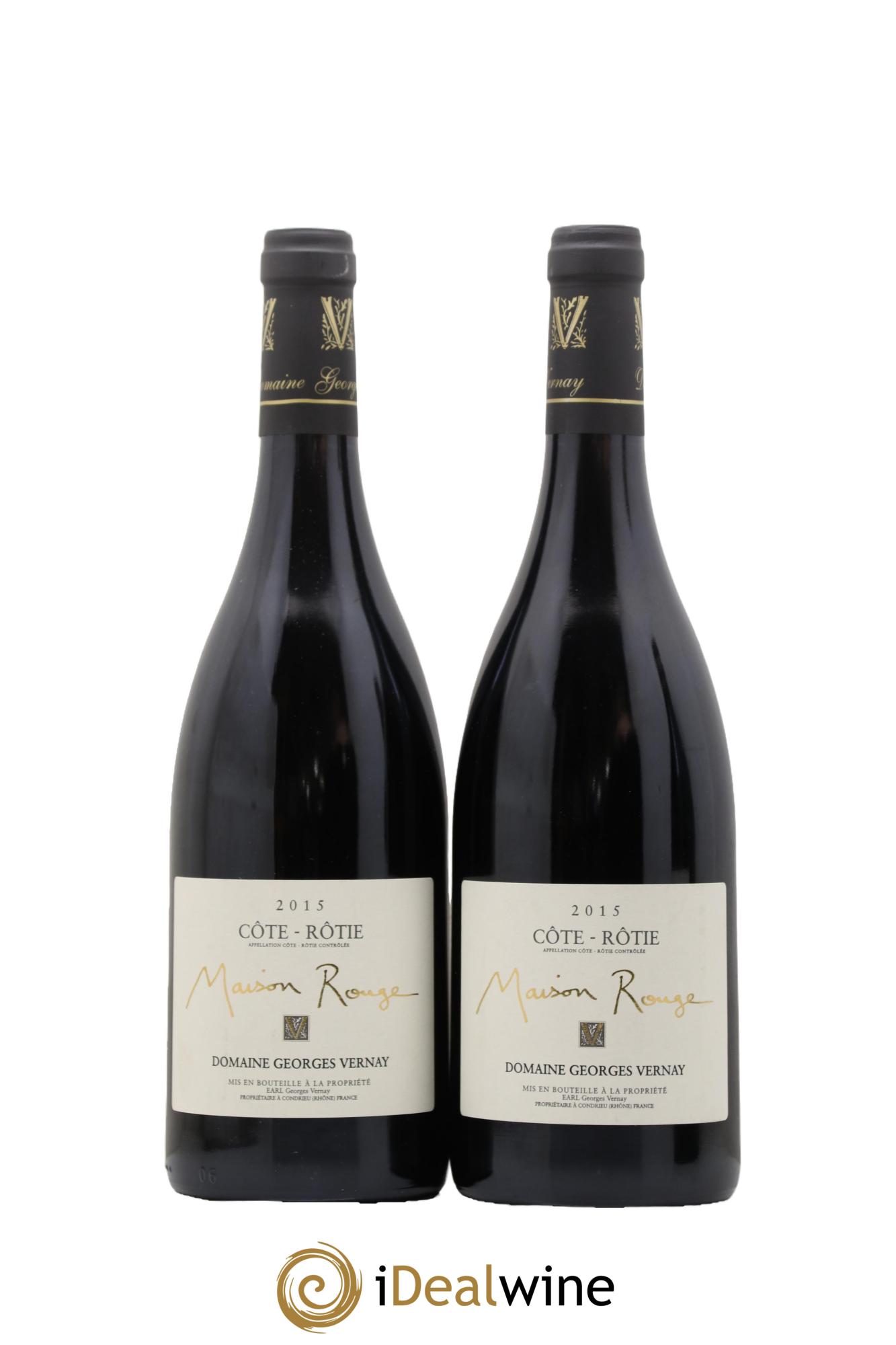 Côte-Rôtie Maison Rouge Georges Vernay 2015 - Lot de 2 bouteilles - 0