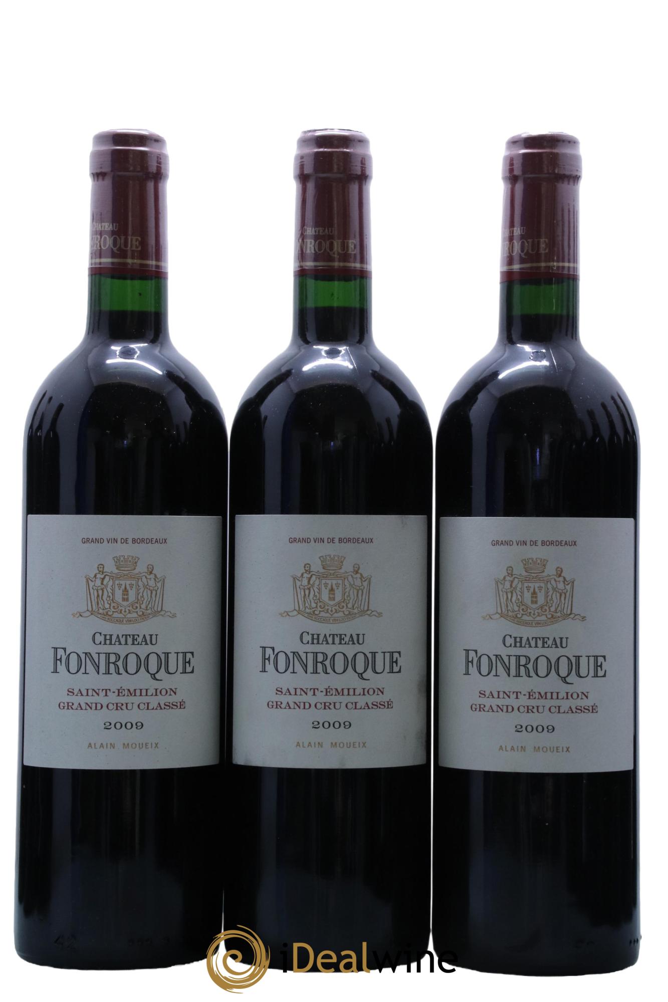 Château Fonroque Grand Cru Classé  2009 - Lotto di 12 bottiglie - 1