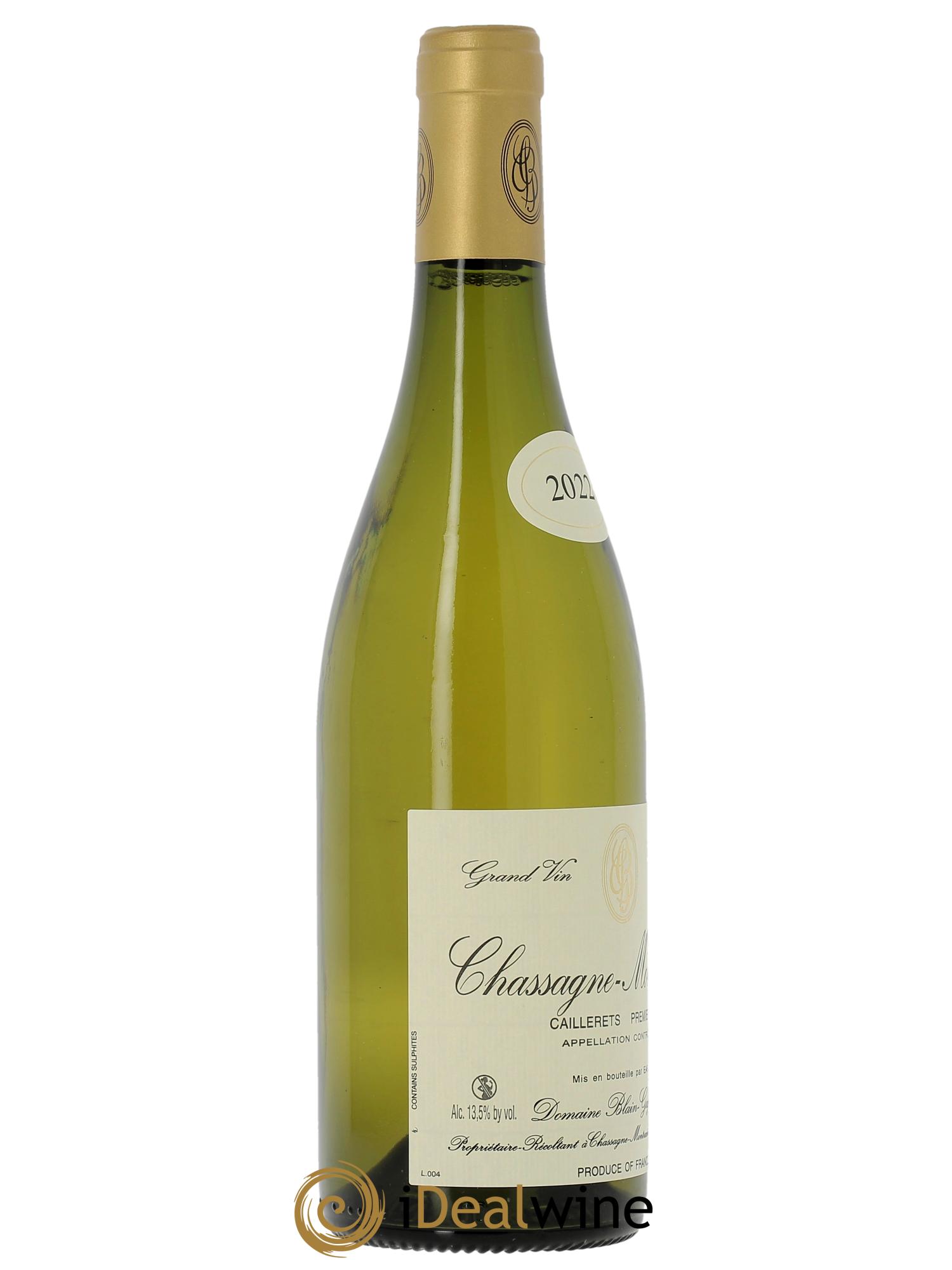 Chassagne-Montrachet 1er Cru Caillerets Blain-Gagnard (Domaine)  2022 - Lot de 1 bouteille - 1