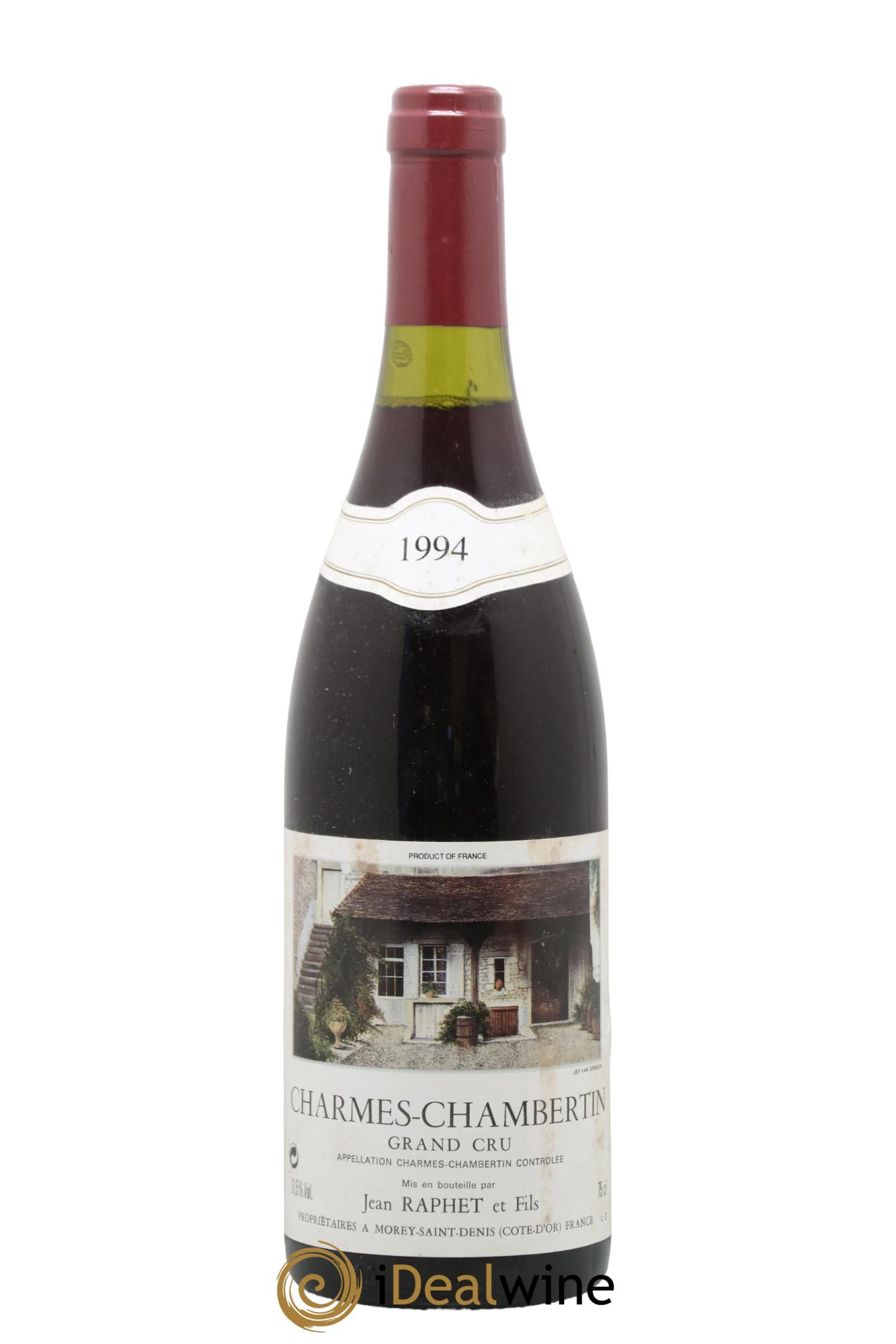 Charmes-Chambertin Grand Cru Domaine Jean Raphet 1994 - Posten von 1 Flasche - 0