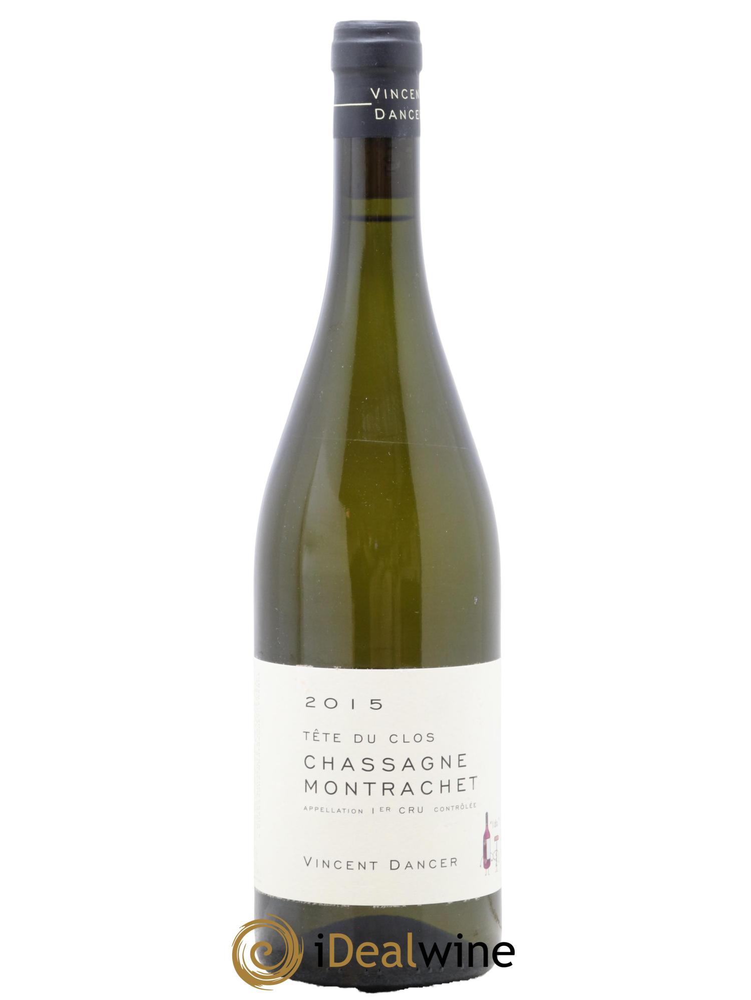 Chassagne-Montrachet 1er Cru (Morgeot) Tête du Clos Vincent Dancer  2015 - Lotto di 1 bottiglia - 0