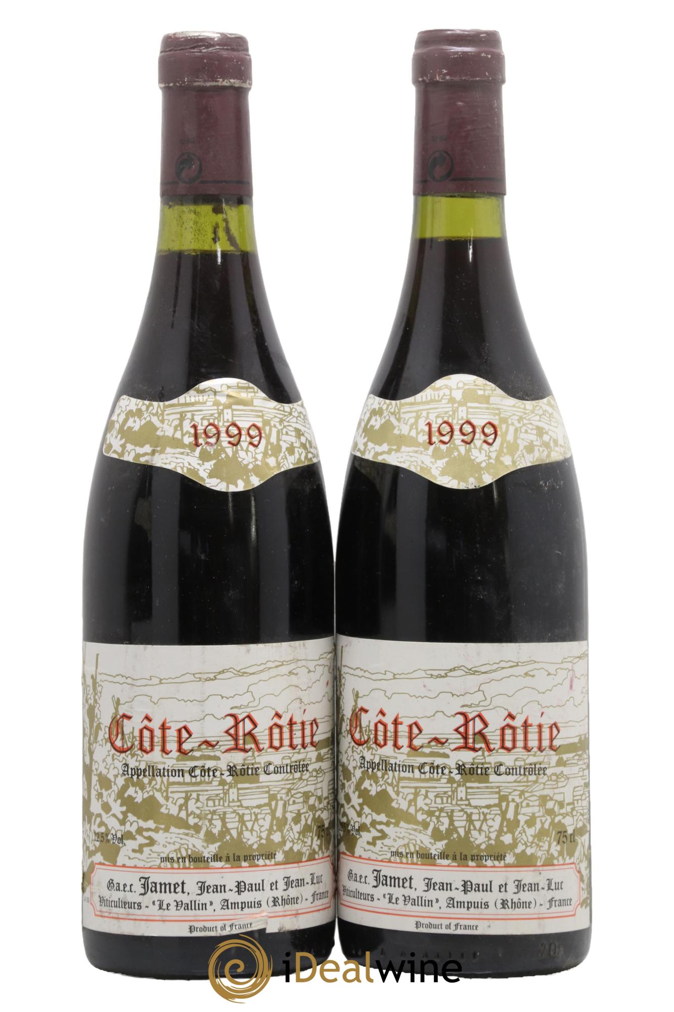 Côte-Rôtie Jamet (Domaine) 1999 - Lotto di 2 bottiglie - 0