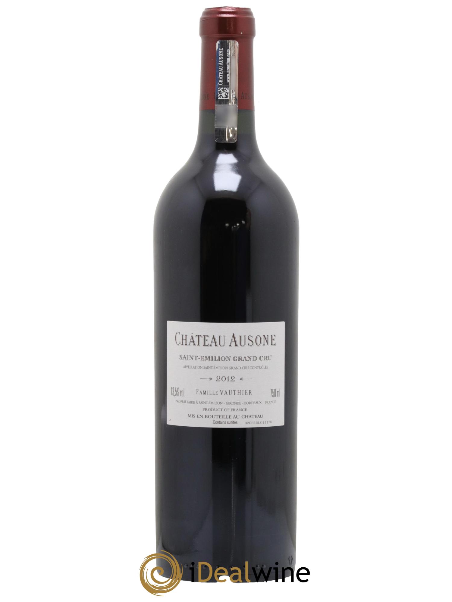 Château Ausone 1er Grand Cru Classé A 2012 - Lot de 1 bouteille - 1