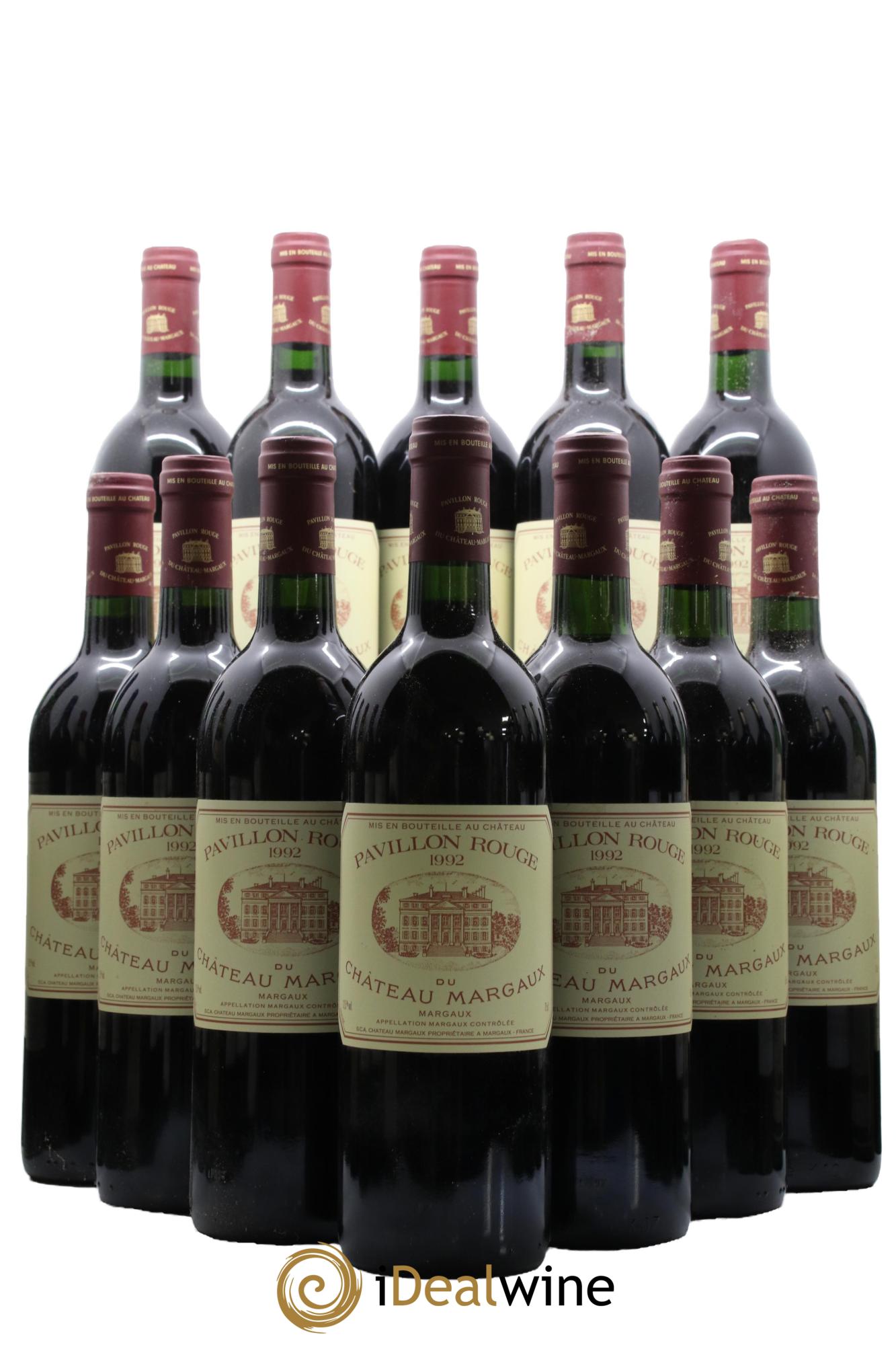 Pavillon Rouge du Château Margaux Second Vin 1992 - Lot de 12 bouteilles - 0