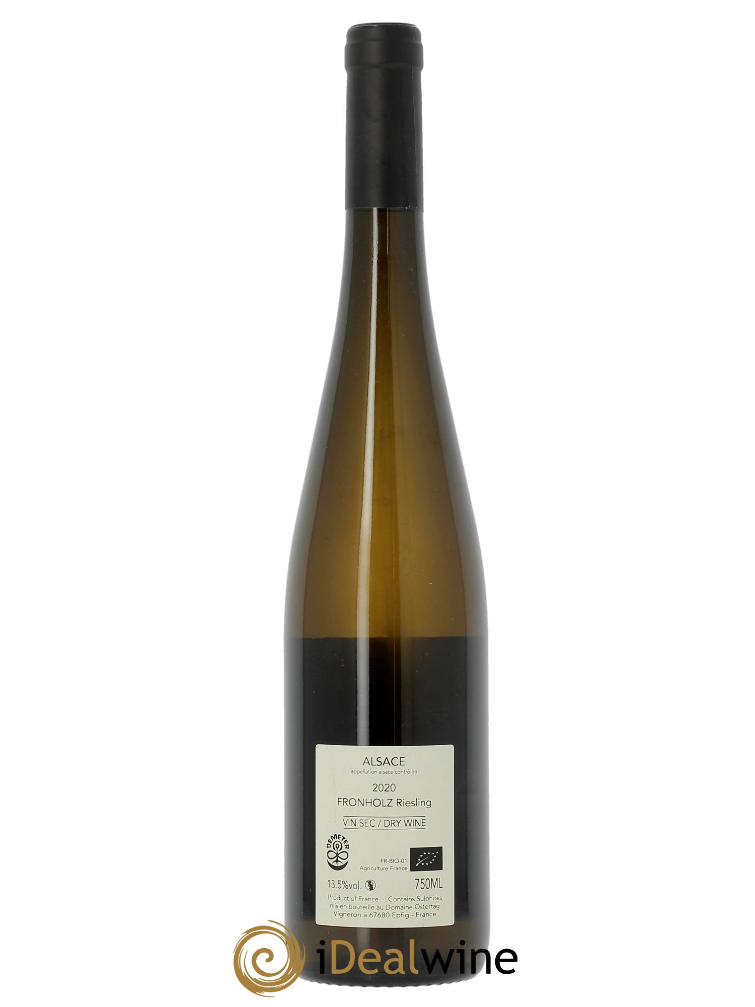 Alsace Riesling Fronholz Ostertag (Domaine)  2020 - Posten von 1 Flasche - 1