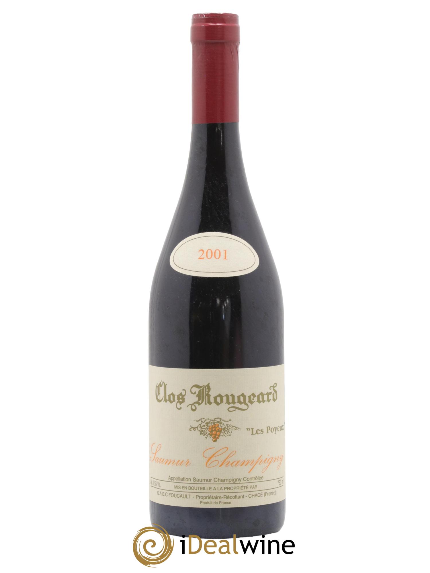 Saumur-Champigny Les Poyeux Clos Rougeard 2001 - Lot of 1 bottle - 0